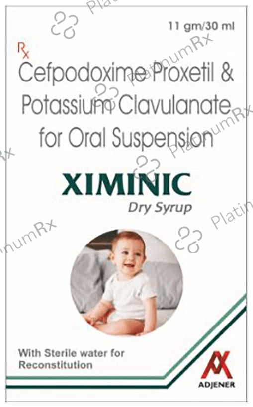 Ximinic 50/31.25mg Dry Syrup 30ml
