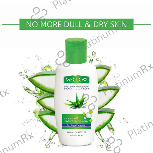Meglow Moisturising Body Lotion Aloe vera