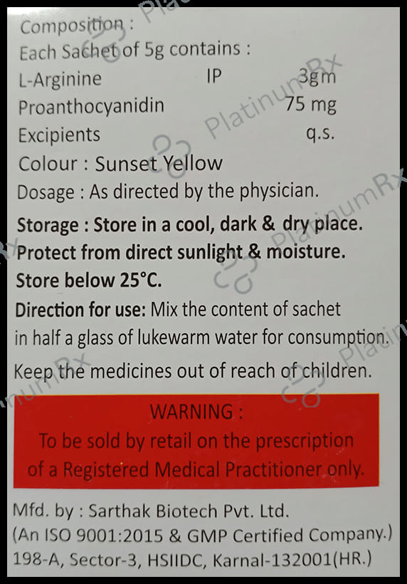 Argitrust Sachet Orange Sugar Free