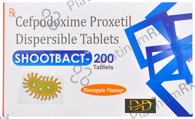 Shootbact 200 Tablet DT Pineapple 10s