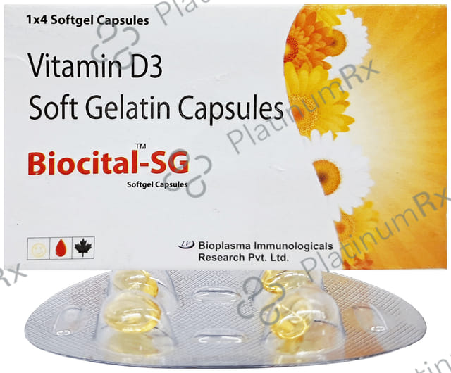 Biocital SG 60000IU Capsule 4s