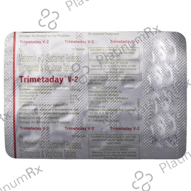 Trimetaday V 2 Tablet SR