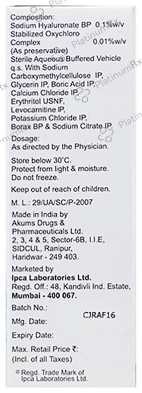 Hylosurge 0.1% Eye Drop 10ml