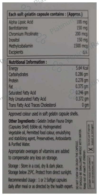 Bentop Softgel Capsule