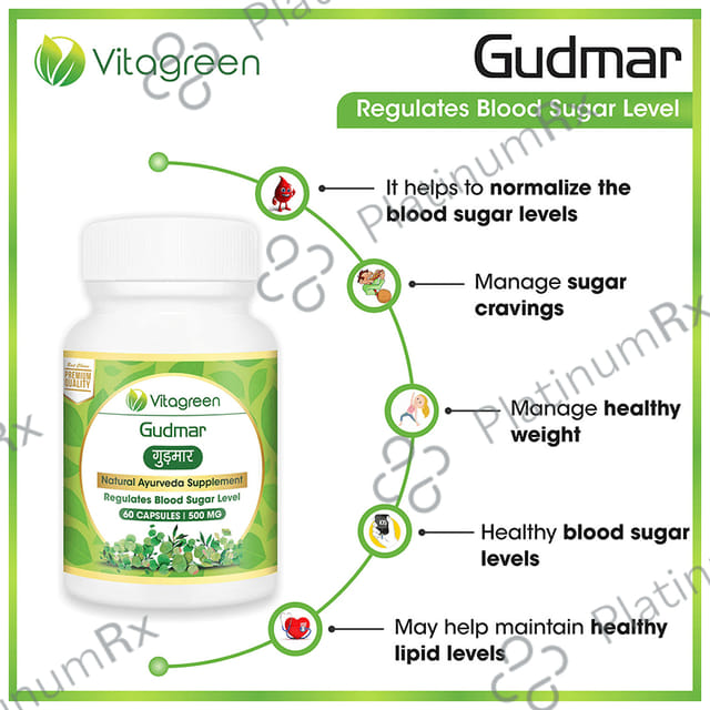Vitagreen Gudmar 500mg Capsule