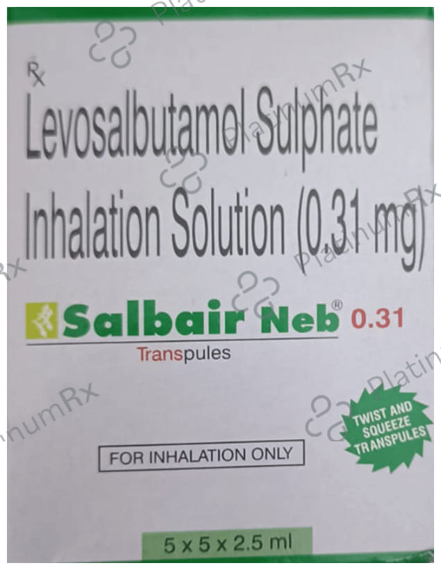 Salbair Neb 0.31 Transpules 5s