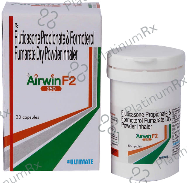 Airwin F2 250/6mcg Capsule 30s