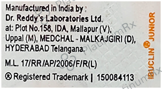 Ibuclin Junior 100/125mg Tablet 10s
