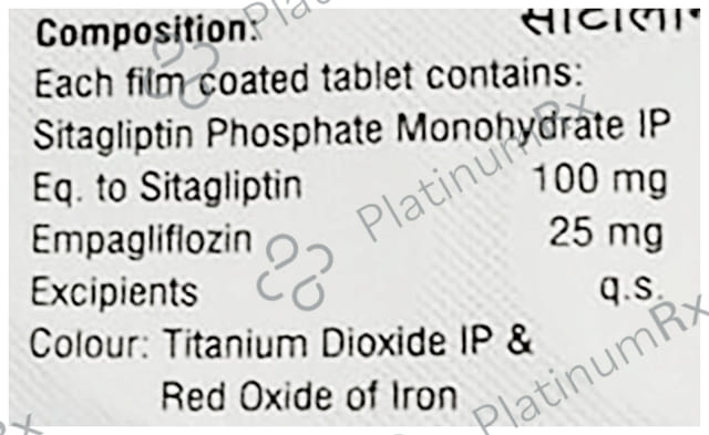 Sitalong E 100/25mg Tablet 15s