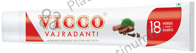Vicco Vajradanti Ayurvedic Gums and Teeth Regular 100gm