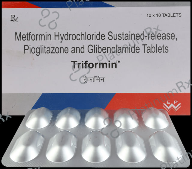 Triformin 5/500/15mg Tablet 10s