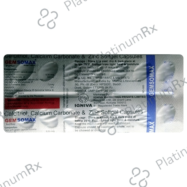 Gemsomax Softgel Capsule
