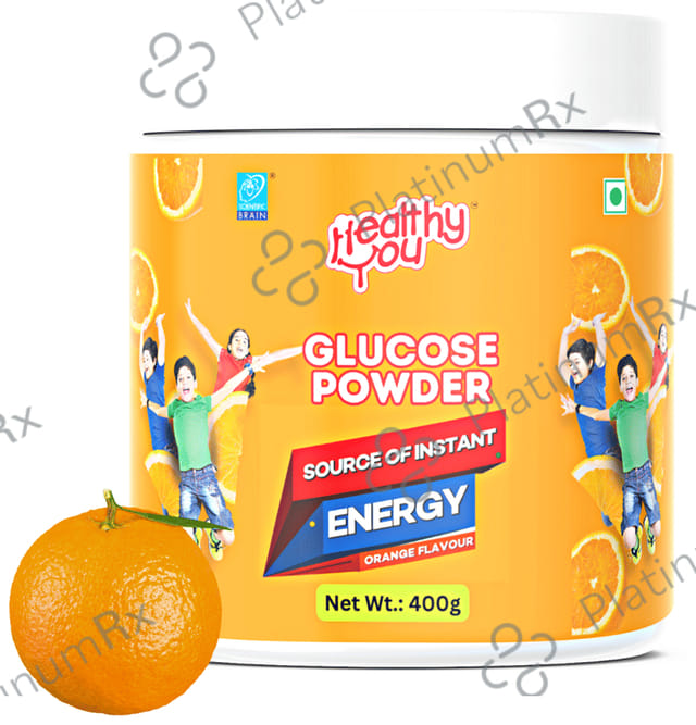 Healthy You Glucose Instant Drink with Vitamin C Orange Powder 400 gm