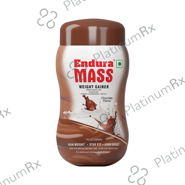Endura Mass Weight Gainer Chocolate Flavour Powder 500gm