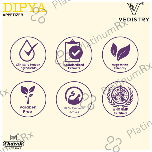 Dipya Ayurvedic Appetizer Syrup for Appetite