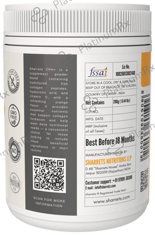 Sharrets CPH+ Fish Collagen Orange