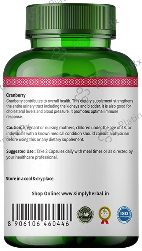 Simply Herbal Cranberry Capsule