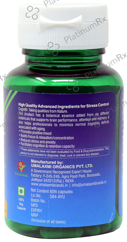 Umalaxmi Cognifit Pure Veg Capsule