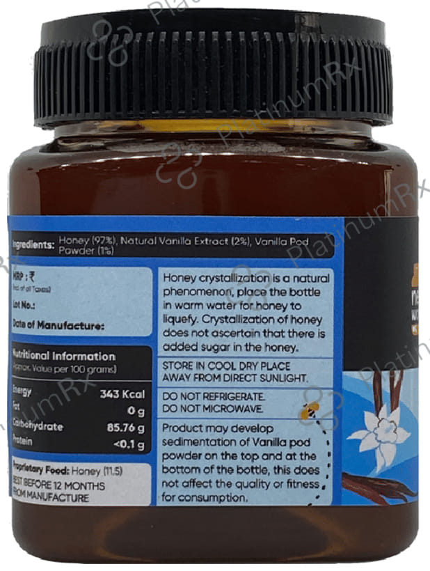 Nectworks Vanilla Infused Natures Finest Himalayan Honey 250gm