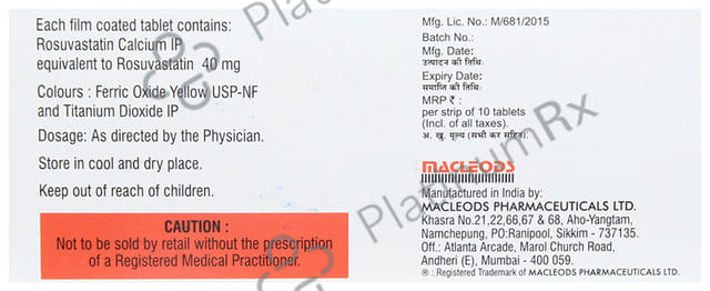Rozustat 40 Tablet