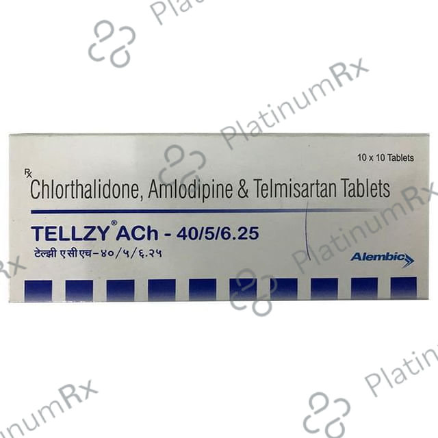 Tellzy Ach 40/5/6.25mg Tablet 10s