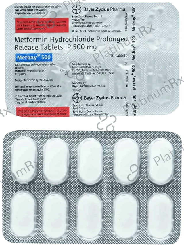 Metbay 500 Tablet PR