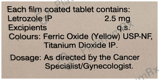 Letroz 2.5mg Tablet 5s