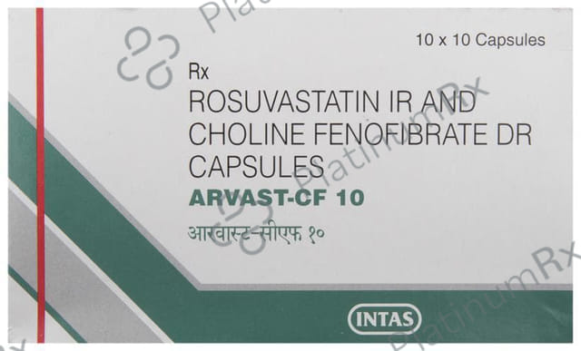 Arvast CF 135/10mg Capsule DR 10s