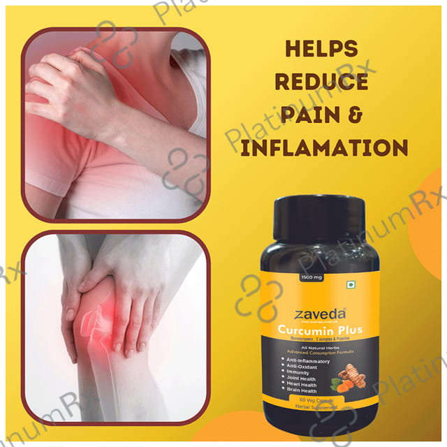 Zaveda Curcumin Plus Veg Capsule 60 vegicaps
