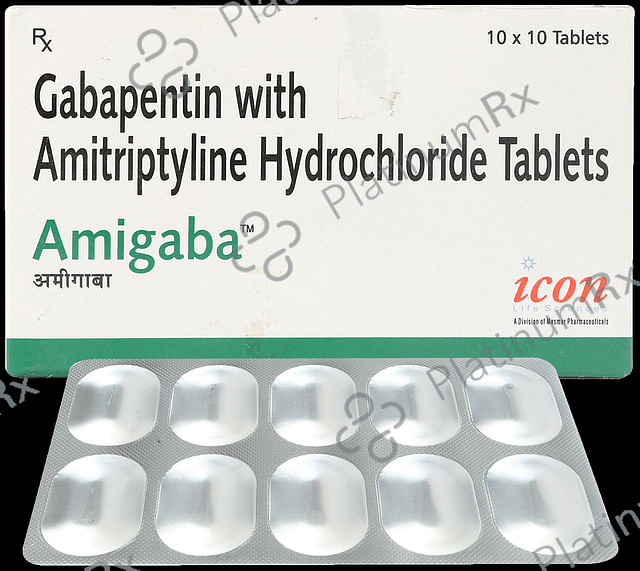 Amigaba 300/10mg Tablet 10s