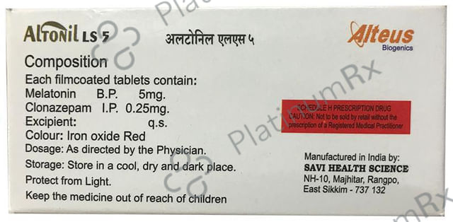 Altonil LS 5/0.25mg Tablet 10s