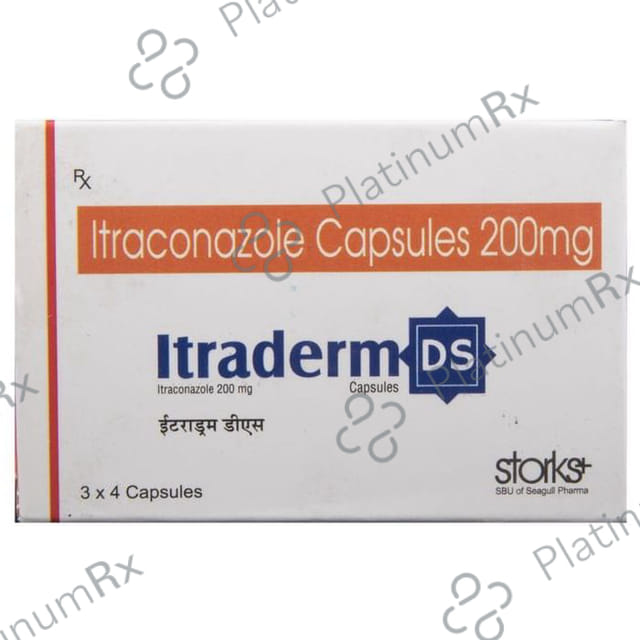 Itraderm DS 200mg Capsule 10s