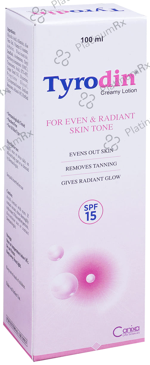Tyrodin Creamy SPF 15 Lotion 100ml