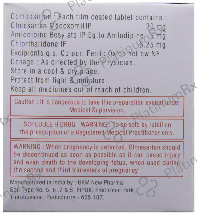 Triolsar 20 Tablet 10s