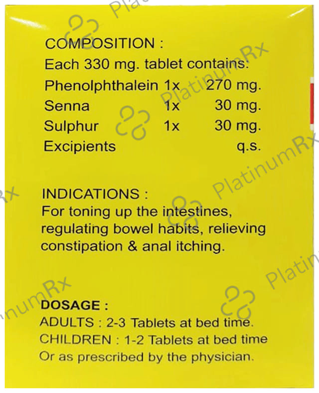 LDD Bioscience Yelo-Lax Tablet 1000 tablets