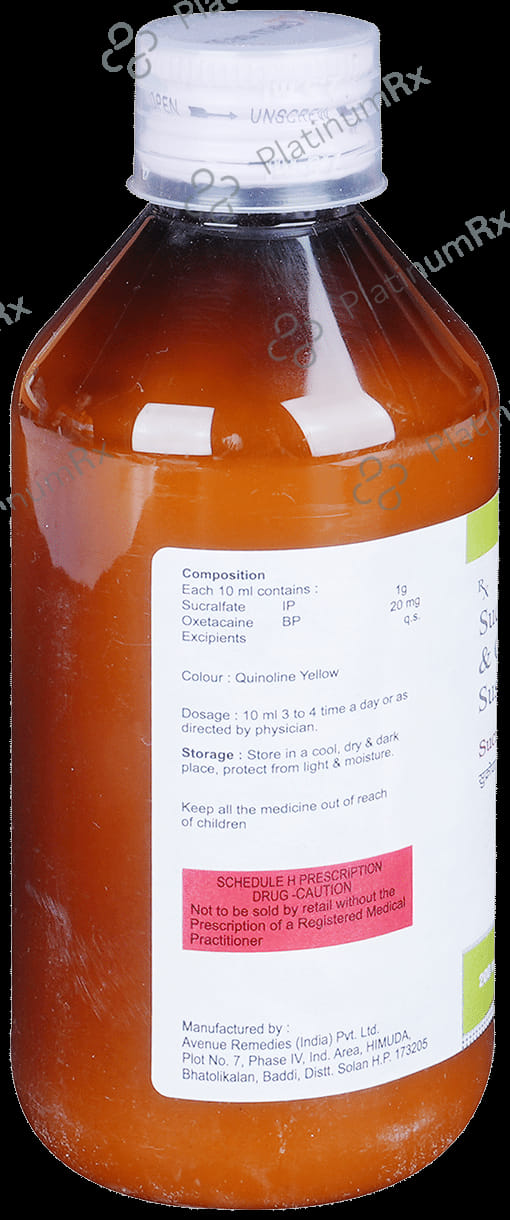 Sucrotas O Oral Suspension Sugar Free 200ml