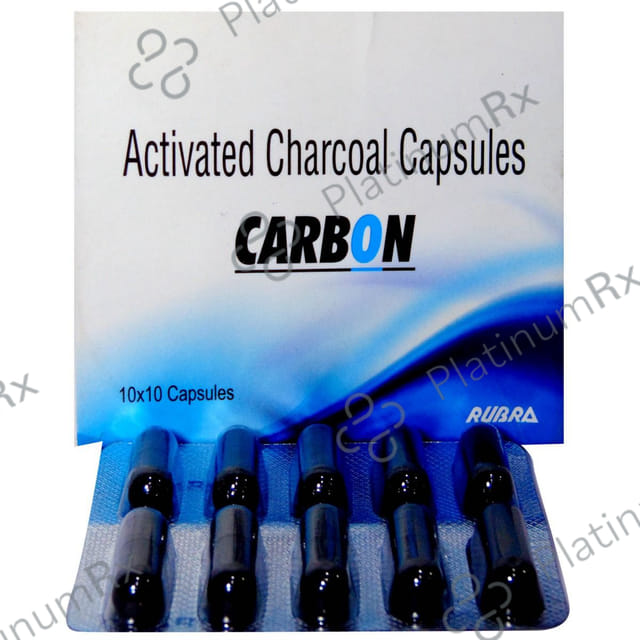 Carbon 200mg Capsule 10s
