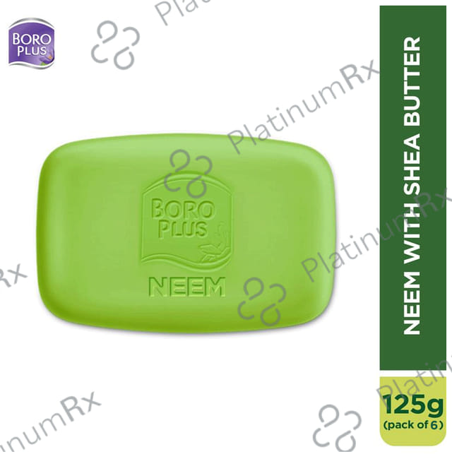Boroplus Antiseptic + Moisturising Soap (125gm Each) Neem 6 units