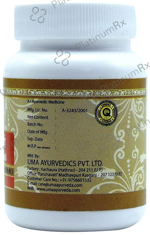 Uma Ayurveda Lahshunadi Vati Tablet 40 tablets