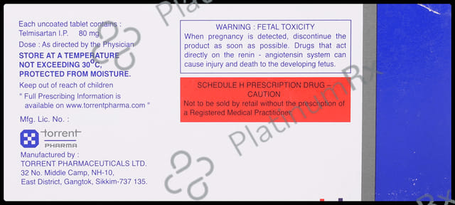 Telday 80mg Tablet 10s