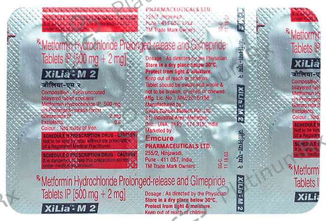 Xilia M 2/500mg Tablet PR 10s