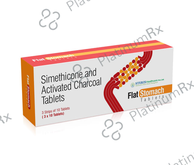Flat Stomach 250/80mg Tablet 10s