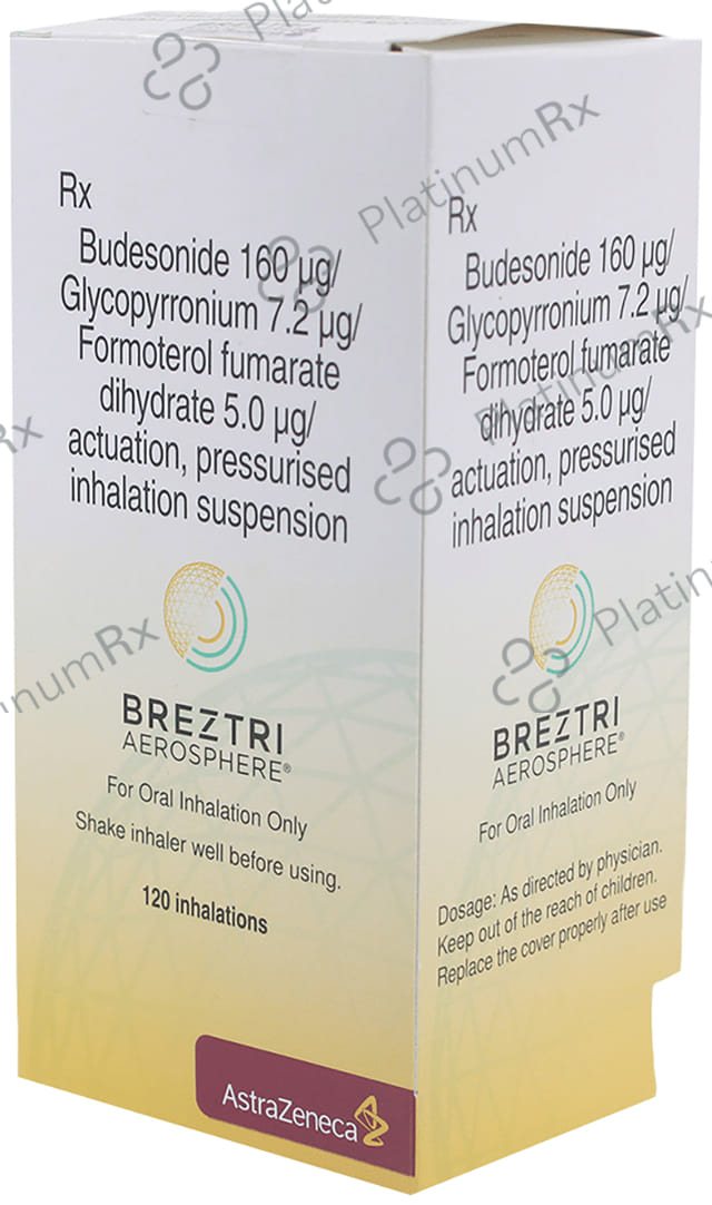 Breztri Aerosphere 120D Inhaler 1s