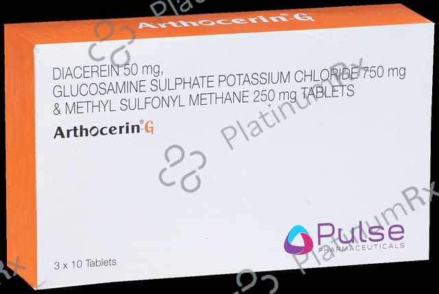 Arthocerin G 50/750/250mg Tablet 10s