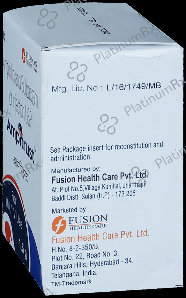 Ampitrust 1.5gm Injection 1s