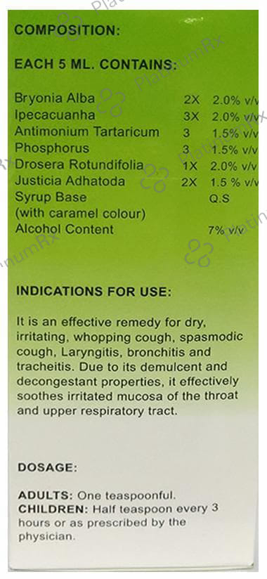 LDD Bioscience Koughfix Cough Syrup 180 ml
