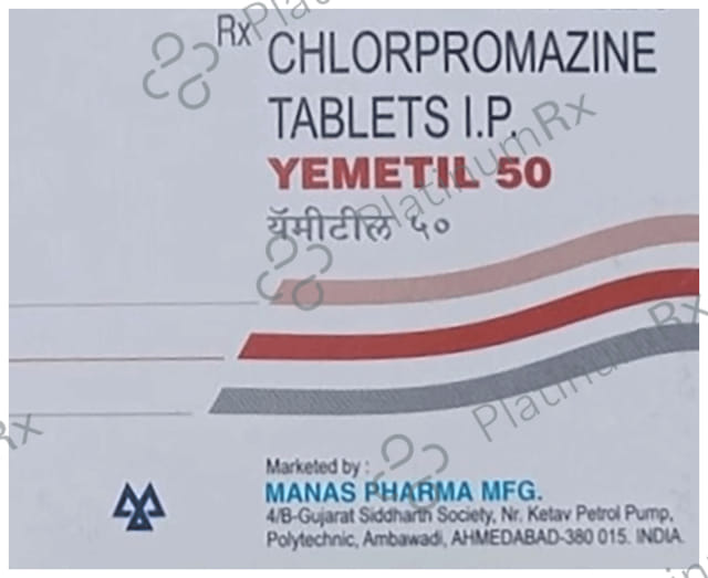 Yemetil 50mg Tablet