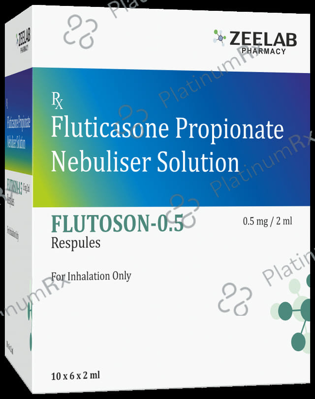 Flutoson 0.5mg Respules 5X2ml