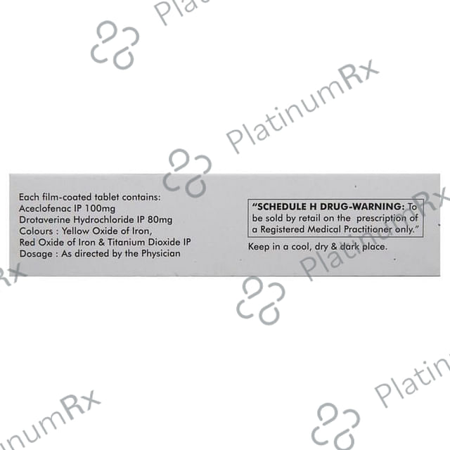 Dolowin Spas 100/80mg Tablet 10s