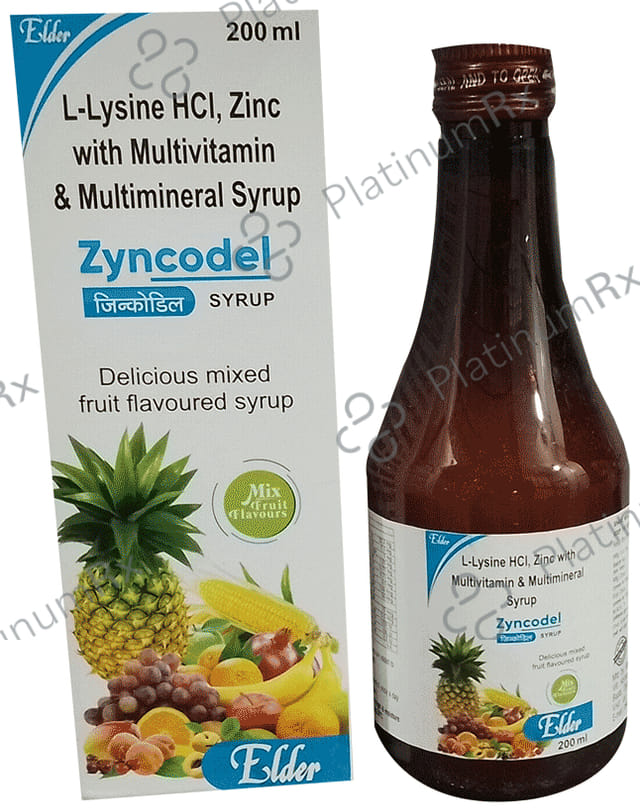 Zyncodel Delicious Mixed Fruit Syrup 200ml